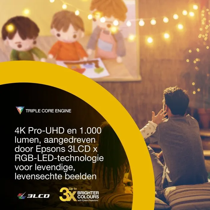 Epson Epson Lifestudio Flex EF-72 Eik – 4K Pro UHD Smart Projector