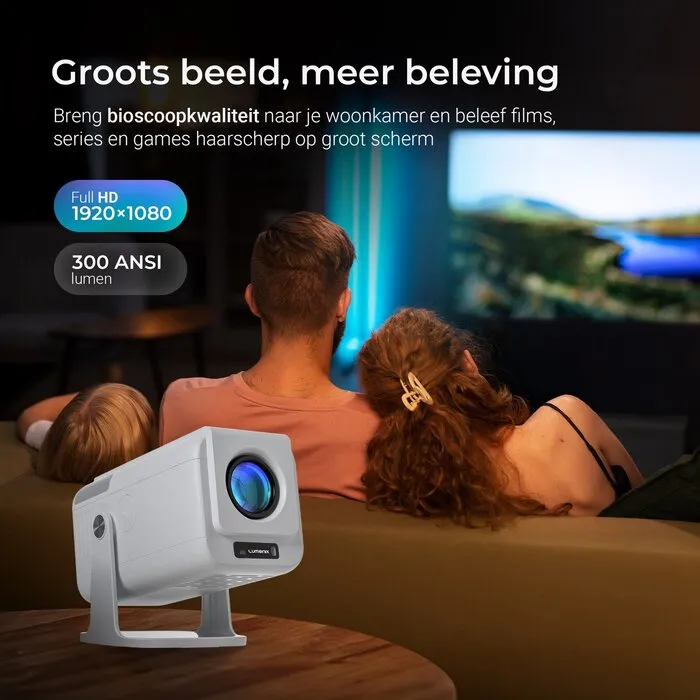 Lumenix Lumenix NEO Wit – Full HD Smart Beamer 1080p