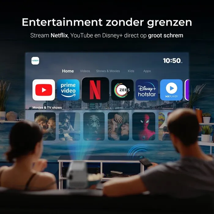 Lumenix Lumenix NEO Wit – Full HD Smart Beamer 1080p