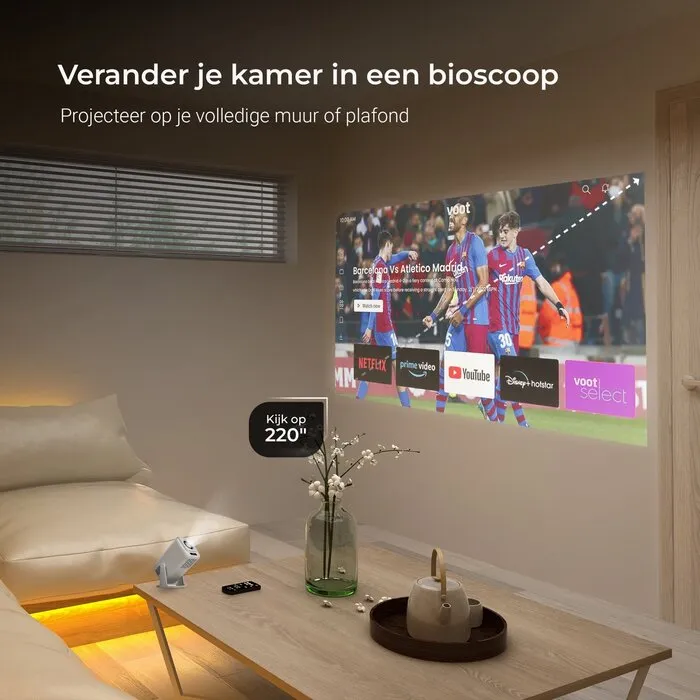 Lumenix Lumenix NEO Wit – Full HD Smart Beamer 1080p