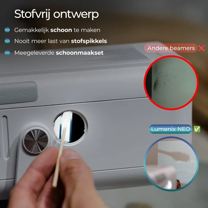 Lumenix Lumenix NEO Wit – Full HD Smart Beamer 1080p