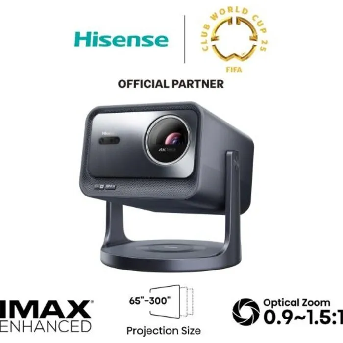 Hisense Hisense C2 Pro - 4K - 2600 ANSI Laser Projector - Triple Laser - Dolby Vision - Smart Projector