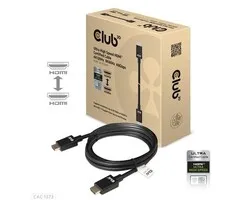 Club3D CLUB3D - ​​HDMI™2.1 gecertificeerde kabel 4K120Hz - 5 meter