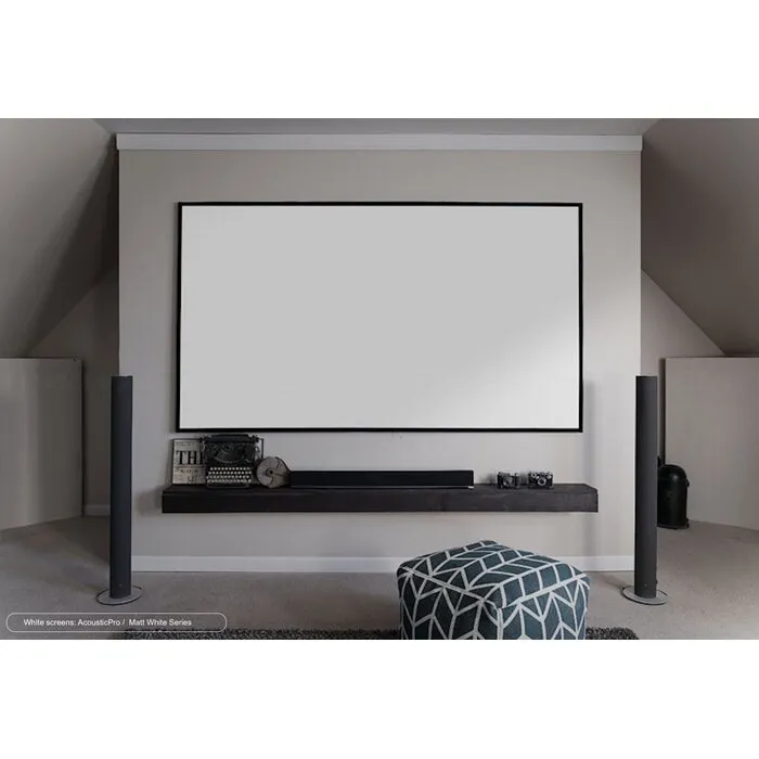 Elite Screens Elite Screens AEON Edge Free 150 inch Projectiescherm 16:9 (332 x 187 cm) - Fixed Frame CineWhite Scherm voor Beamers (Model AR150WH2)