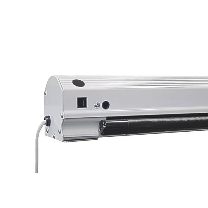 Elite Screens Elite Screens Saker Premium 84 inch Elektrisch Projectiescherm 16:9 (186 x 105 cm / Black drop 30 cm) – MaxWhite® Fiberglass Doek, Motorisch Beamerscherm met Witte Behuizing voor Normal Throw Projectoren (Model SK84XHW-E12)