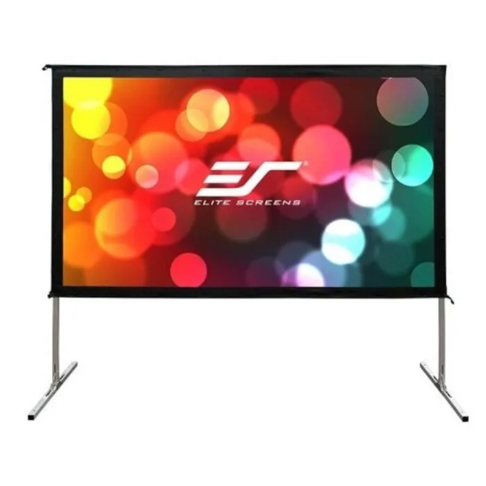 Elite Screens Elite Screens Yard Master2 110 inch Outdoor Projectiescherm 16:9 (244 x 137 cm) – CineWhite® Doek, Opvouwbaar Frame Scherm voor Indoor & Outdoor Gebruik (Model OMS110H2)