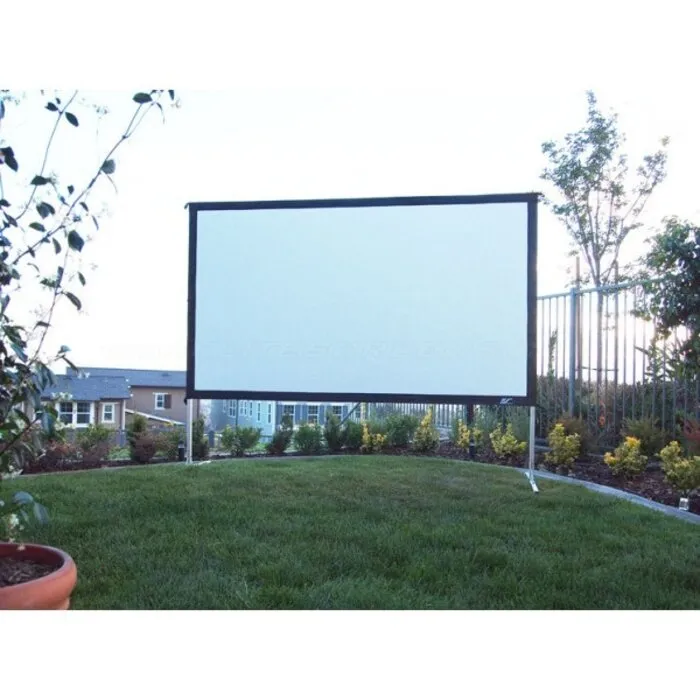 Elite Screens Elite Screens Yard Master2 150 inch Outdoor Projectiescherm 16:9 (332 x 187 cm) – WraithVeil Dual Doek (Front & Rear Projection), Opvouwbaar Frame (Model OMS150H2-DUAL)