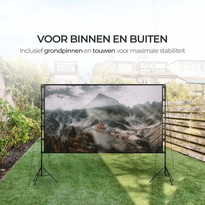 Lunaro Lunaro Projectiescherm - 120 inch - 266x149cm - Statief