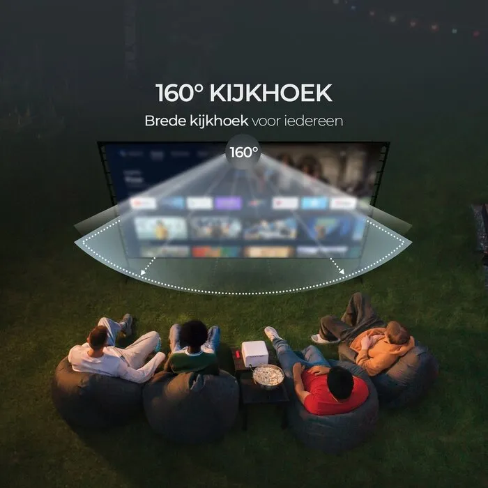 Lunaro Lunaro Projectiescherm - 120 inch - 266x149cm - Statief