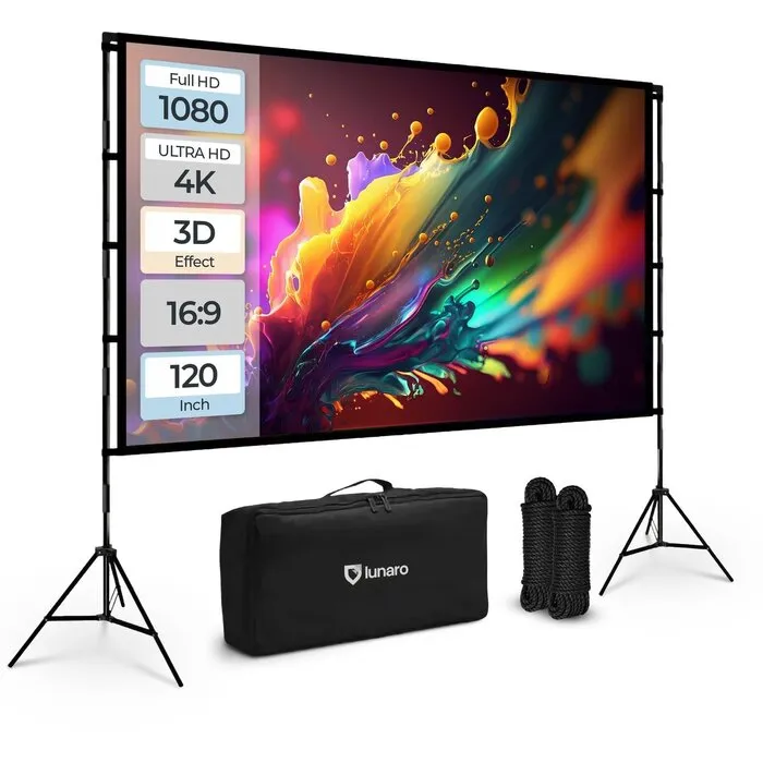 Lunaro Lunaro Projectiescherm - 120 inch - 266x149cm - Statief