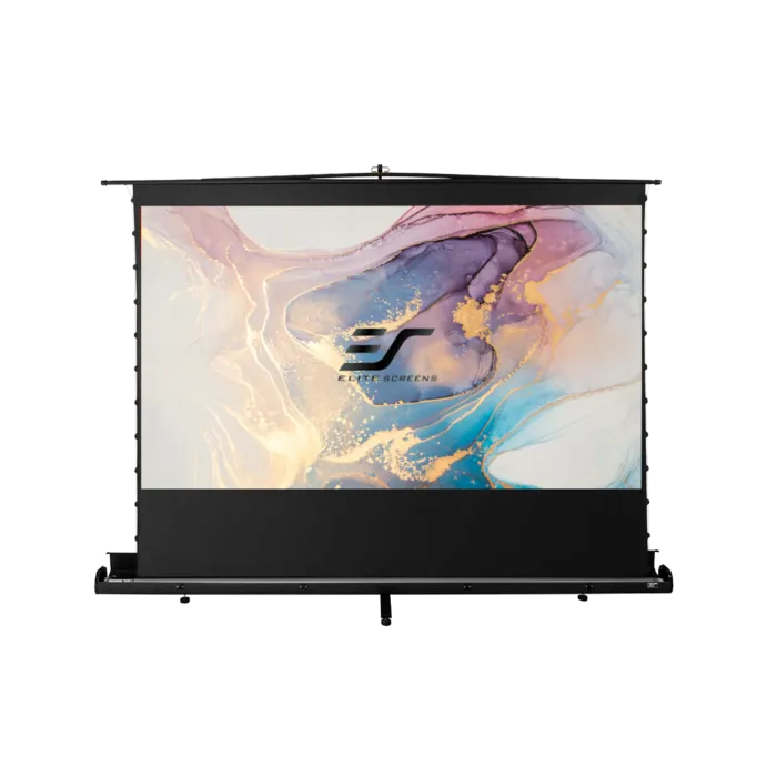 Elite Screens Elite Screens ezCinema Tab-Tension Plus 113 inch Projectiescherm 16:9 (250 x 141 cm) – CineGrey 4D ALR Doek, Mobiel Floor-Up met Tab-Tension en Telescopisch Systeem (Model FT113UH-C4D)