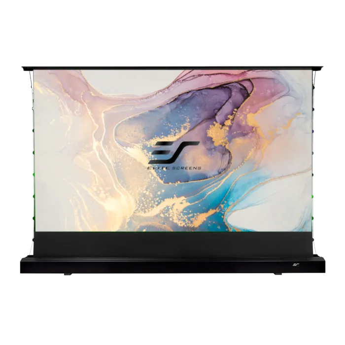 Elite Screens Elite Screens Kestrel Tab-Tension 3 102 inch Elektrisch Projectiescherm 16:9 (226 x 127 cm) – CineGrey 4D ALR Doek, Floor-Up Motorisch met Tab-Tension (Model FTE102UH2-C4D)