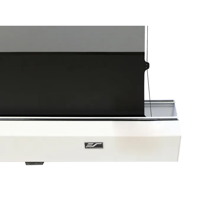 Elite Screens Elite Screens Kestrel Tab-Tension 2 CLR 121 inch Elektrisch Projectiescherm 16:9 (268 x 155 cm) – StarBright CLR UST Doek, Floor-Up Motorisch met Tab-Tension, Witte Behuizing (Model FTE121XH2-CLR)