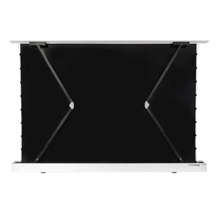 Elite Screens Elite Screens Kestrel Tab-Tension 2 CLR 121 inch Elektrisch Projectiescherm 16:9 (268 x 155 cm) – StarBright CLR UST Doek, Floor-Up Motorisch met Tab-Tension, Witte Behuizing (Model FTE121XH2-CLR)