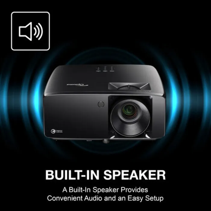 Optoma  Optoma HZ41HDR - Full HD - 4400 ANSI - Laser Projector - Zwart