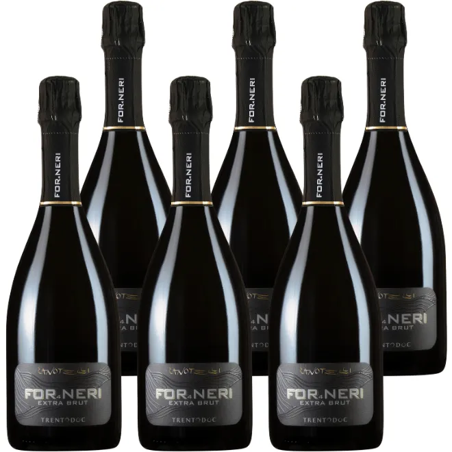 Zanotelli Spumante 'For4Neri' Brut Trento DOC