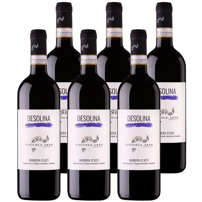 6 Vintages 'Desolina' Barbera d'Asti DOCG - Copy