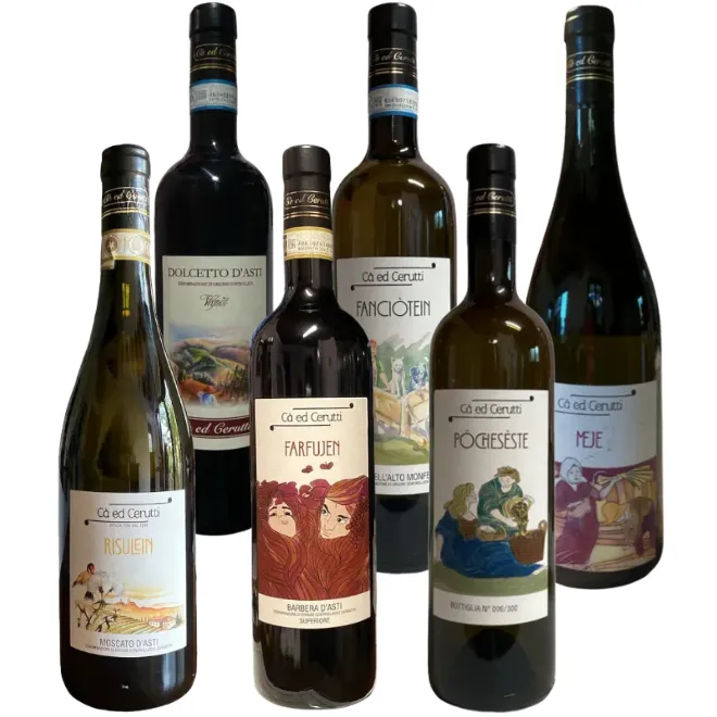 Ca ed Cerutti Tasting Case (Piedmont)