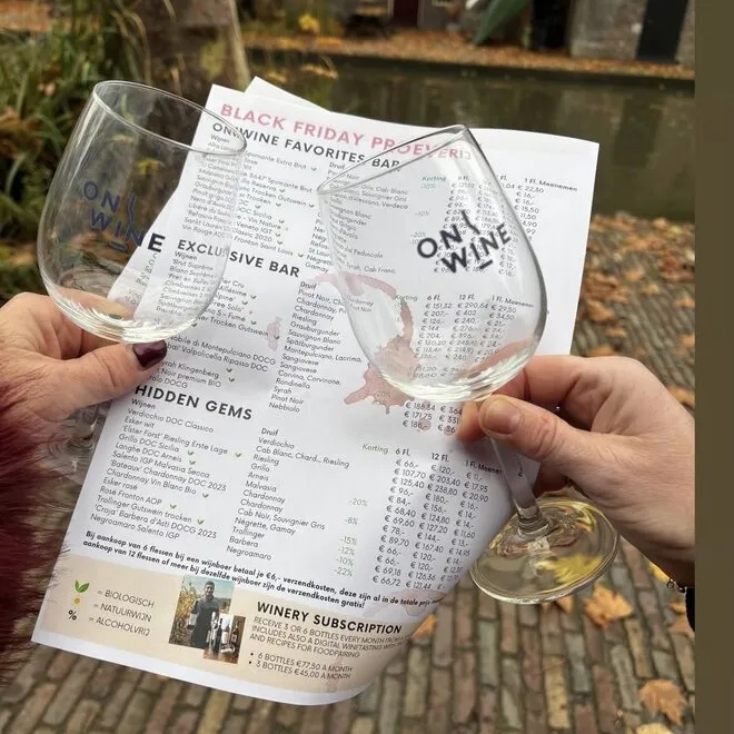 ONWINE's werfkelder proeverij op 7 maart