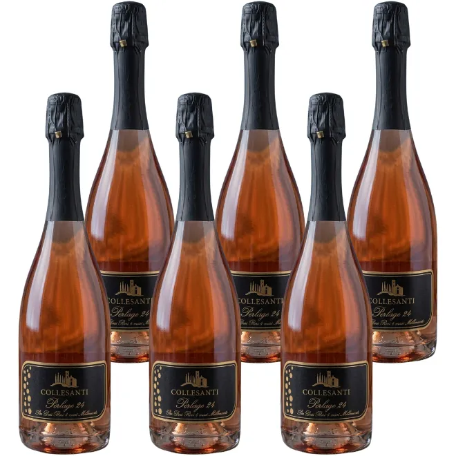 Collesanti Perlage 24 Rosé Brut Metodo Classico Sangiovese