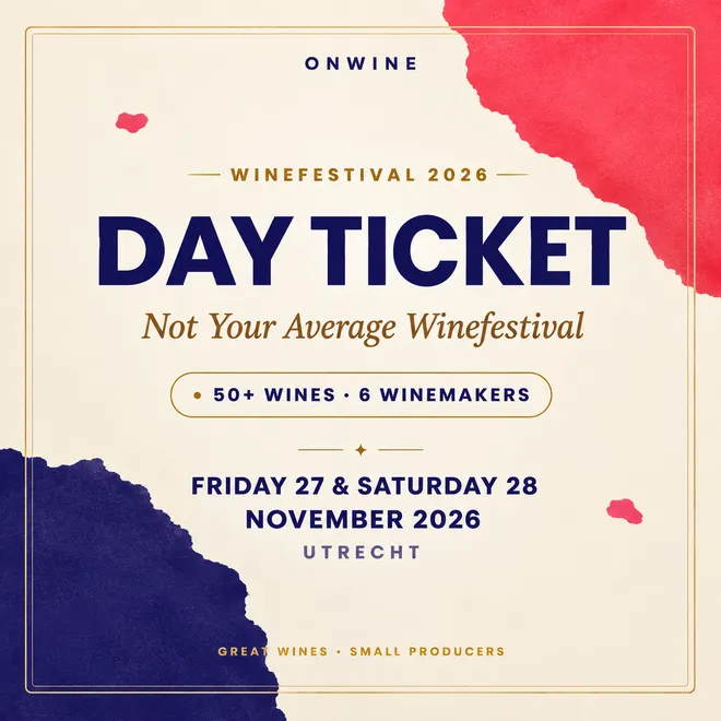 Day ticket Not Your Average Winefestival 2026