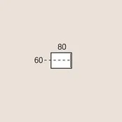 Aanbouwtafel Quartetto 80x60cm