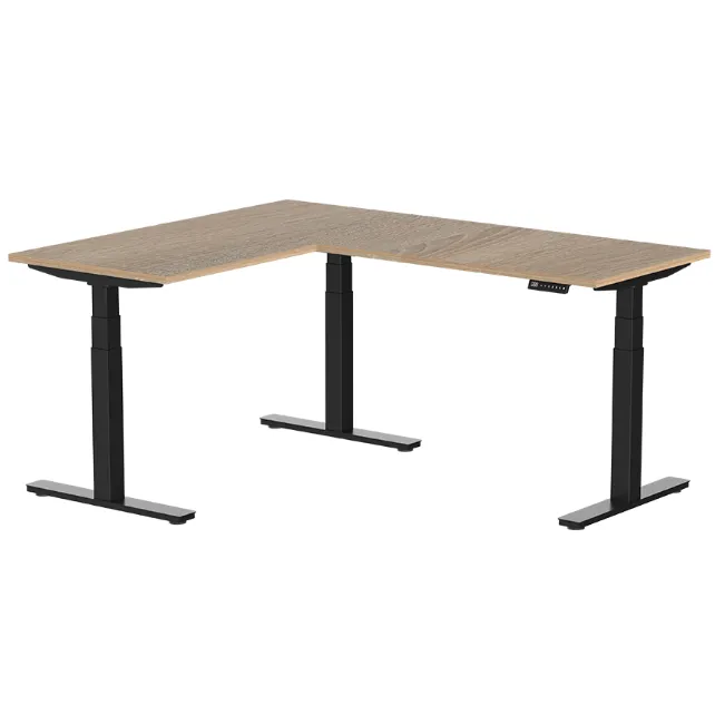 Elektrisch zit-sta hoekbureau