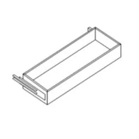 Bisley uittreklade t.b.v. 120cm brede roldeurkast