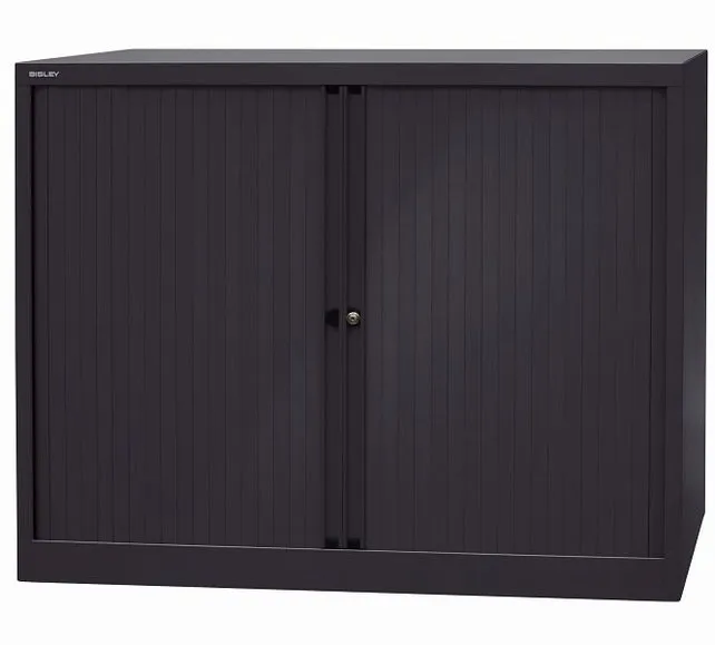 Bisley roldeurkast 118x120x43cm Bisley roldeurkast 118x120x43cm