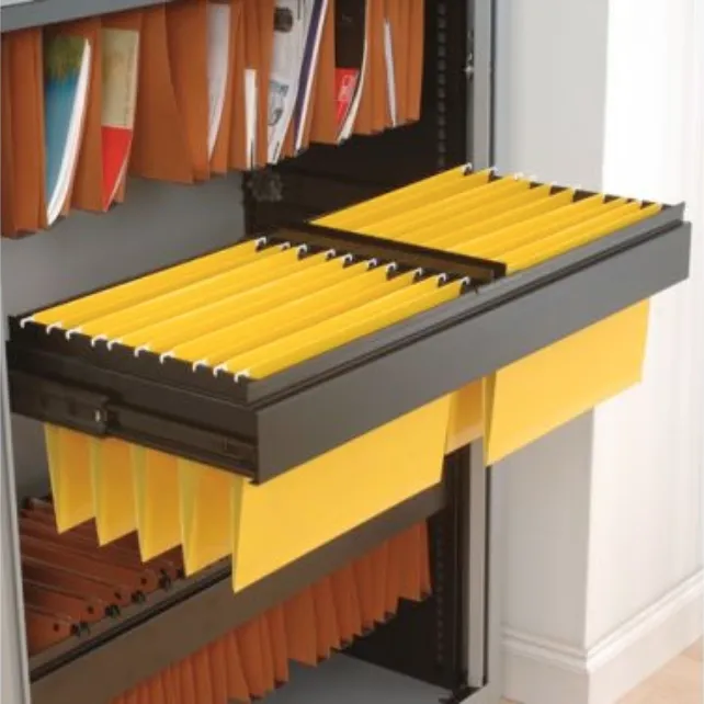 Uittrekbaar hangmappenframe t.b.v. 120cm brede roldeurkast