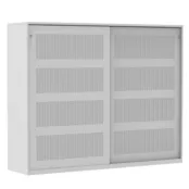 Akoestische schuifdeurkast 160x200x50cm