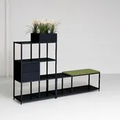 Vakkenkast Modu 3 vaks - 124x80cm Vakkenkast Modu 3 vaks - 124x80cm