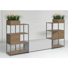 Vakkenkast Modu totaalopstelling 142x280cm