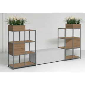 Vakkenkast Modu totaalopstelling 142x280cm