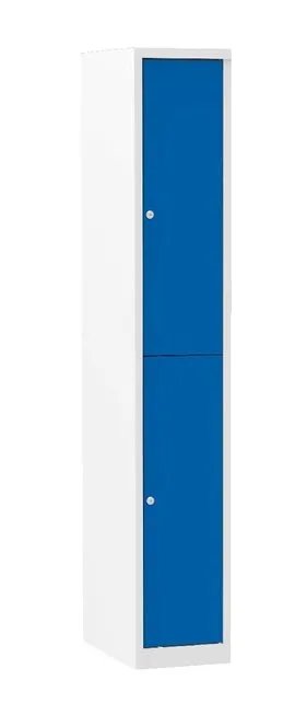 Garderobekast Color 2 vakken 1.2