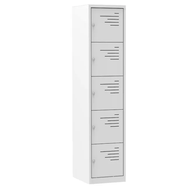 Lockerkast Stripe 5 vakken 1.5