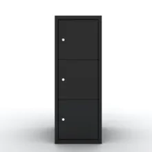 Lockerkast Darkline 3 vakken 1.3