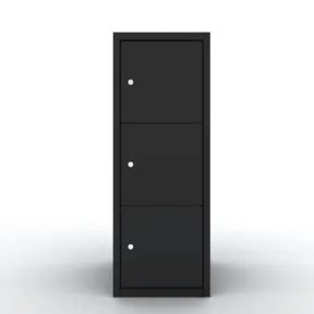 Lockerkast Darkline 3 vakken 1.3