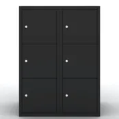 Lockerkast Darkline 6 vakken 2.6