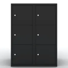 Lockerkast Darkline 6 vakken 2.6