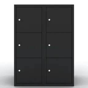 Lockerkast Darkline 6 vakken 2.6
