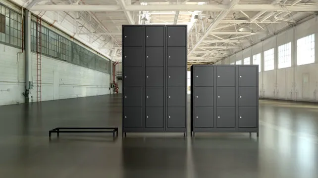 Lockerkast Darkline 6 vakken 2.6