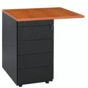 Ladeblok met 5 laden + aanbouwblad