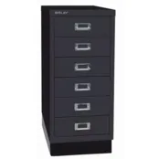 Bisley meerladekast 6 laden A4  met sokkel Bisley meerladekast 6 laden A4  met sokkel