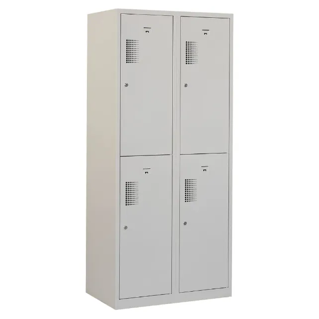 Garderobekast Premio 4 deuren 2.4 schoon/vuil