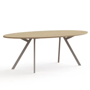 Vergadertafel Greco ellipsvorm