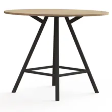 Hoge vergadertafel Greco rond