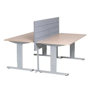 Akoestische scheidingswand op poten