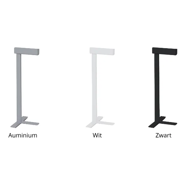 Akoestische scheidingswand op poten