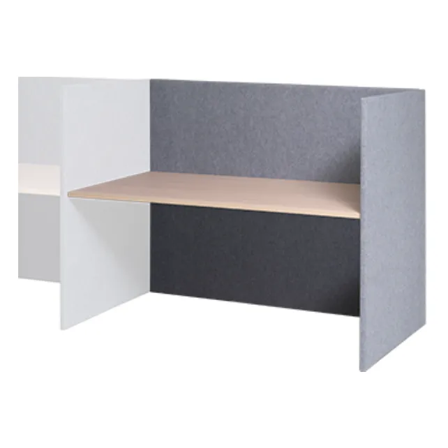 Akoestische werkplek  U-opstelling hoog koppelpaneel